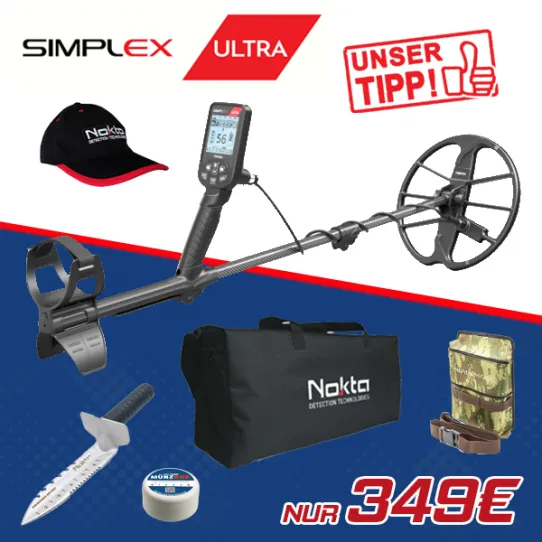 Nokta Simplex Ultra Sparangebot mit Zubehör