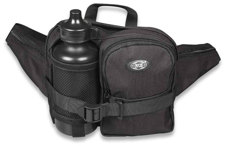Fundtaschen with drinking bottle black