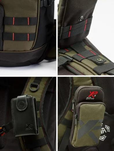 XP Profi backpack Profi 280 + Fundtaschen Set