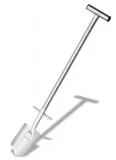 AAA Premium Spaten Edelstahl 90cm