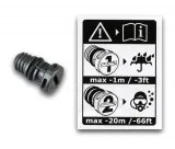 XP DEUS II RC Plug gray 1m waterproof