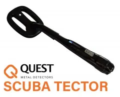 Quest Scuba Tector Schwarz Unterwasser Metallldetektor
