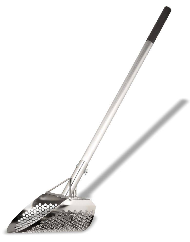 Sand Scoop XL mit 20 x 27cm Edelstahl-Korb