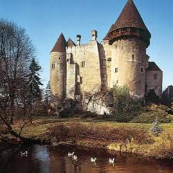 Ansicht einer alten Burg