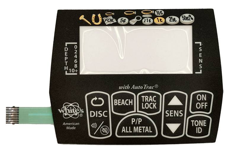 Whites Coinmaster Pro control panel